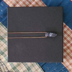 Alex and Ani Sodalite Gemstone Adjustable Necklace